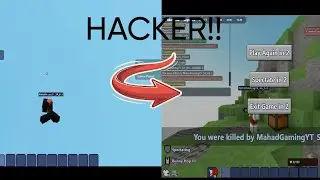 I Caught a hacker in Skywars Watch till end