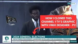 Watch How I Cloned Channel Tv's Graphic With vMix GT Title Designer - vMix step-by-step tutorial