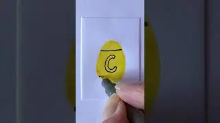 🐣 DRAWING EASTER EGG INK ART LETTERS C | Easy Doodle Ideas | How To Draw An Easter Egg