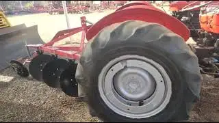 Massey Ferguson 135 combo deal with brand new 3 row disc plough.