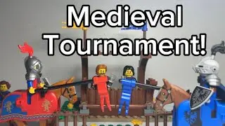I made a Medieval Jousting Tournament in Lego!