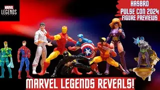 Hasbro Pulse Con 2024 Marvel Legends Figures Unveiled! New Previews #xmen97 #xmen #avengers