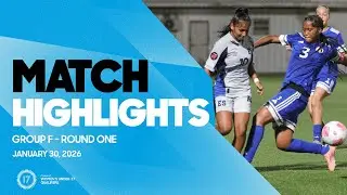 Group F Highlights, January 30 | 2026 Concacaf Women’s Under-17 Qualifiers