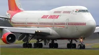 AIR INDIA ONE Boeing 747 Landing at Melbourne Airport with Ram Nath Kovind ONBOARD!