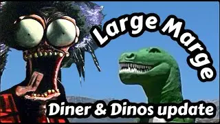 Pee Wee's Big Adventure movie filming locations Dinosaurs & Large Marge Diner Paul Reubens
