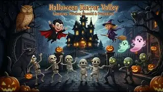 Halloween Songs for Kids | Vampires, Witches & Pumpkins Horror Nursery Rhymes for Kids 👻