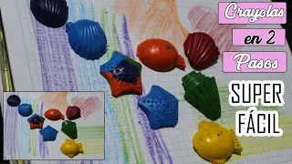 CRayolas con formas divertidas en solo minutos.