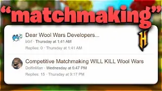 Hypixel KILLED Wool Wars... (Matchmaking)