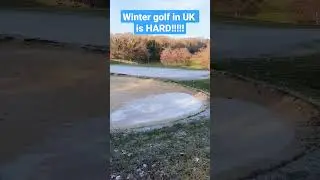Winter Golf in the UK is hard, cold weather, rain, wind and ice.