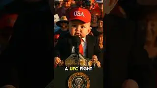 Baby Trump UFC Fight on White House Lawn 😂 #trump #donaldtrump