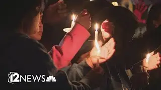 Vigil held for slain Arizona teen.