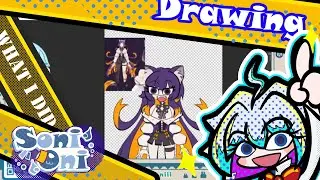[UK 工作台 Art Desk] Art & Design｜即興畫畫 + Live2D #香港 #英國 #art #畫畫
