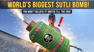 I Lit The WORLD'S BIGGEST FIRECRACKER BOMB! 🧨 (It Broke The Sound Barrier)
