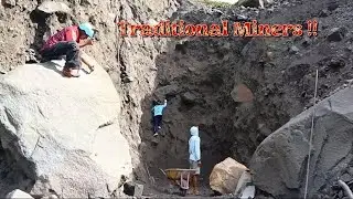 Hard Work! No Excavators, Just Sweat: Traditional Volcanic Sand Mining