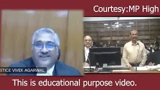 Justice Vivek Agarwal got impressed by the honest Govt. Officer || MP High Court || HC Justice