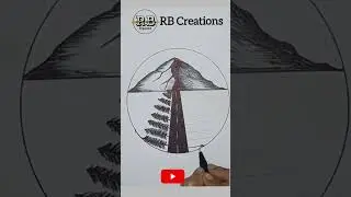 Beautiful Scenery Sketch|RB Creations#shots