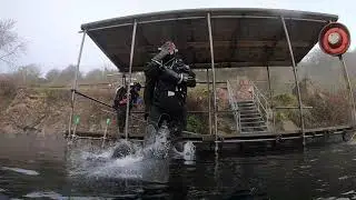 Scuba diving at Stoney Cove. BSAC Spirit
