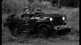 POV ride in a world war 2 willys jeep
