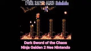 Ninja Gaiden 2 Dark Sword of The Chaos Nintendo Nes stage 4-1 BOSS play through