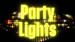 Disco LED Bokeh Lights ✨ Party Vibes & Dance Animation in 4K