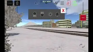 Norfolk Southern SD70M 4218 in train and rail yard simulator.