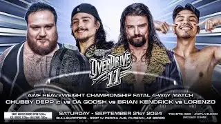 Lorenzo vs Da Goosh vs Brian Kendrick vs Chubby Depp | Fatal 4 way | AWF Heavyweight Championship