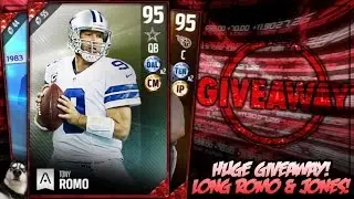 3 DIFFERENT GIVEAWAYS! HOWIE LONG, ROMO, AND JONES! | MADDEN 17 ULTIMATE TEAM