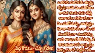 పెద్ద కోడలు - చిన్న కోడలు! | కలిసుంటే ఏదైనా ఎంతైనా సాధించొచ్చని ఈ కోడళ్ళు తెలుసుకున్నారు, మరి మీరు!