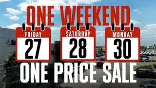REED AUTO GROUP: ONE WEEKEND ONE PRICE SALE!