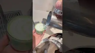 White chocolate matcha latte 🤩