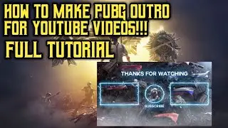 How To Make PUBG OUTRO | PUBGAvenger Gaming