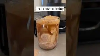 Iced coffee morning