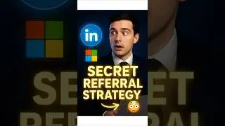How to Get a Job at Microsoft | Secret Referral Strategy #shorts #telugu #linkedin#ReferralStrategy