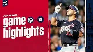 Nationals vs. Cubs Game Highlights (7/17/23) | MLB Highlights