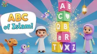 Learn ABC of Islam 🌙A is for Allah | Fun Islamic Alphabet Song for Kids | Tiny Muslims Club