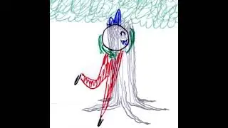 Tree hugs - Little Bic Guy [ 4 color pen animation ]