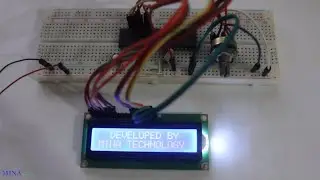 Lcd interface with microcontroller