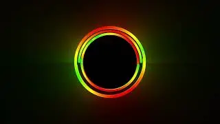 4k Colorful Circle Title background video free HD overlay effect