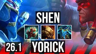 SHEN vs YORICK (TOP) | 37K damage | EUW Master | 26.1
