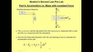 Newton's 2nd Law Pre-Lab Part II (Pivot)