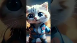 Fluffy Kitty Cuteness #ai #aicreations #moonvalley