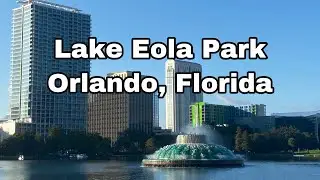 Lake Eola Park in Orlando Florida | Full Walking Tour | Orlando, FL