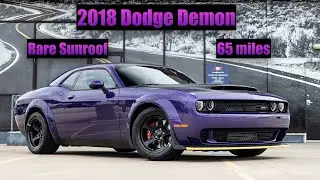 2018 Dodge Challenger SRT Demon with 65 miles!!