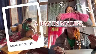 Slow Living Diaries 🧶 | Calm Mornings, Spicy Ramen & Knitting