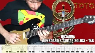 TOTO - Rosanna (KEYBOARD & GUITAR SOLO) + TAB