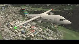 BAe 146-300, Braathens airline, original livery to Innsbruck, landing, service, takeoff. B463, WoA
