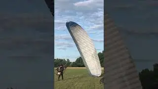 Bad Forward Launch Fail TakeOff a Paramotor PPG Paragliding