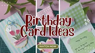 Easy Birthday Card DIY | Handmade Birthday Card Idea for Beginners