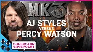 AJ STYLES crashes PERCY WATSON's Superstar Savepoint with a HISTORY LESSON! (feat. Corey Graves)