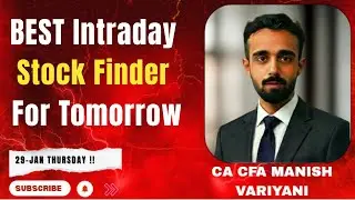 Daily Best Intraday Stock Finder using Algo | Best Intraday Stock for Tomorrow | Day 14